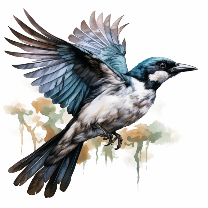 Flying butcherbird